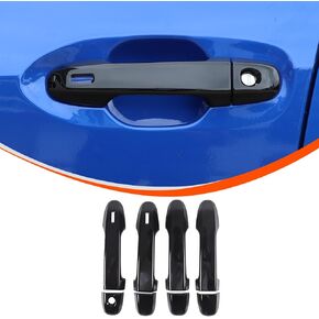8PCS Car Door Handle Decorative Cover Car Exterior Door Handle Cover Fit for Subaru WRX 2022 2023 Car Door Handle Cover Protector (Front Door with Key Hole) (Carbon Fiber)