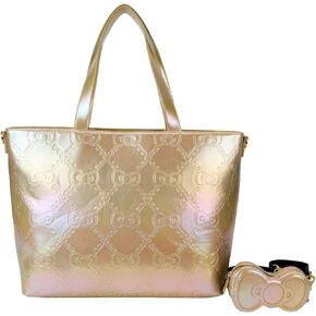 Loungefly Sanrio 50th Anniversary Gold Tote Bag