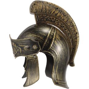 Gadpiparty Ancient Roman Helmet Ancient Roman Soldier Helmet Roman Legionary Helmet Men Roman Helmet Adults Roman Costume Kids Costumes Outfits Men Hat Helmet Cosplay Sparta Child Plastic