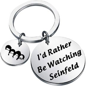 ENSIANTH TV Show Gift TV Show Fans Gift I'd Rather Be Watching Seinfel