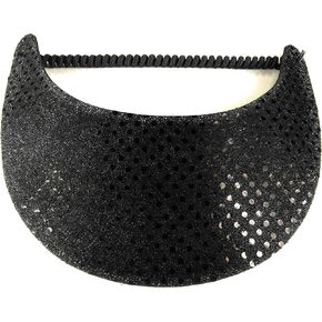 Clarke Glitz Confetti Foam Visor (Black/Black)