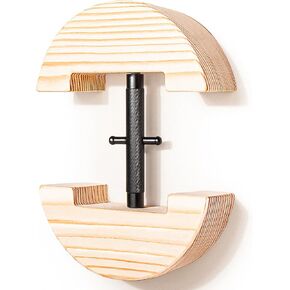 Upgraded Hat Stretcher, Adjustable Hat Stretcher for Fitted Hats, Hat Jack Stretcher Fitted Hat Size 7 to 8 1/2, Cowboy Hat Stretcher Fit All Caps - Wooden Heavy Duty of Hat Extender w. a Rotating Rod