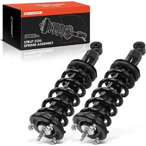A-Premium Front Pair (2) Complete Strut & Coil Spring Assembly Compatible with Nissan Frontier 2005-2019 4.0L RWD
