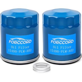 2-PACK Engine Oil Filter Compatible with Honda Accord, Civic, CR-V, Element, Fit, HR-V, Odyssey, Passport, Pilot, Ridgeline, 2008-2023 OE# 15400-PLM-A02 94109-14000