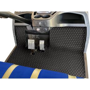 Golf Cart Floor Liner Mat Full Coverage Custom Fit for Yamaha Adventurer (2007-2016), G29, YDR, & Drive (Gen1) Models Only Rubber Golf Cart Floor Liner Mat Red