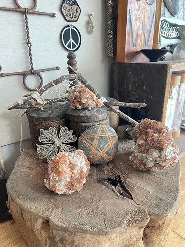 Mineralist Collection Crystal Healing Stones, Aragonite Cluster, 0.5 LB Natural Aragonite Raw Stone, High Energy Gift Crystal Rocks for Reiki, Yoga, Meditation, Chakra, Spiritual Decorative Gemstone in Saudi Arabia