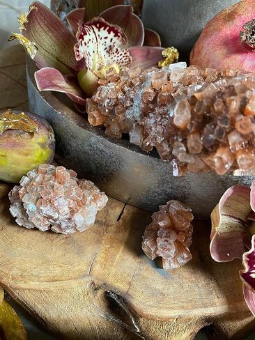 Mineralist Collection Crystal Healing Stones, Aragonite Cluster, 0.5 LB Natural Aragonite Raw Stone, High Energy Gift Crystal Rocks for Reiki, Yoga, Meditation, Chakra, Spiritual Decorative Gemstone in Saudi Arabia