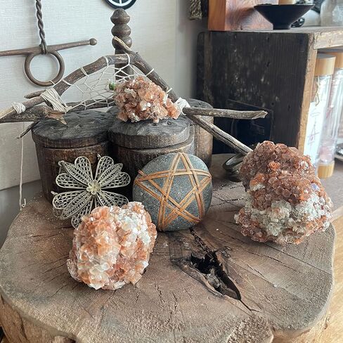 Mineralist Collection Crystal Healing Stones, Aragonite Cluster, 0.5 LB Natural Aragonite Raw Stone, High Energy Gift Crystal Rocks for Reiki, Yoga, Meditation, Chakra, Spiritual Decorative Gemstone in Saudi Arabia