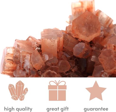 Mineralist Collection Crystal Healing Stones, Aragonite Cluster, 0.5 LB Natural Aragonite Raw Stone, High Energy Gift Crystal Rocks for Reiki, Yoga, Meditation, Chakra, Spiritual Decorative Gemstone in Saudi Arabia
