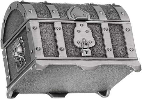 Hipiwe Vintage Red Treasure Chest Box Small Jewelry Trinket Box Organizer Keepsake Ring Earrings Box for Valentine Wedding Christmas Birthday Gift for Women Girls, Red Small in Kuwait