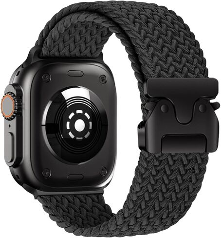 Braided Bands Compatible with Apple Watch 38mm 40mm 41mm 42mm 44mm 45mm 46mm 49mm for Women Men,Parachute Style Buckle Straps for iWatch Series 10 9 8 7 6 SE 5 4 3 2 Ultra 2 1 in Kuwait