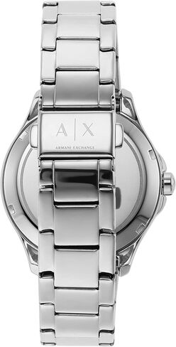A|X Armani Exchange Women's Automatic Watch with Stainless Steel Strap, Silver, 18 (Model: AX5261) in Saudi Arabia