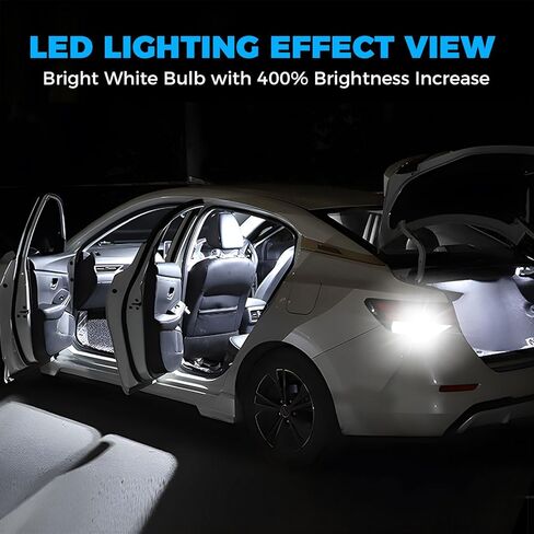 19 Pieces Interior LED Light Kit + Back Up Bulb Reverse Lights for GMC Yukon Chevy Tahoe/Suburban Denali XL 2007 2008 2009 2010 2011 2012 2013 2014 White 6000K LED Interior Bulbs Package, Install Tool in Saudi Arabia