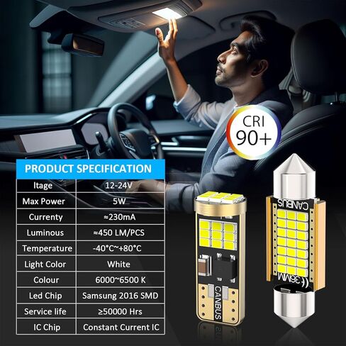 19 Pieces Interior LED Light Kit + Back Up Bulb Reverse Lights for GMC Yukon Chevy Tahoe/Suburban Denali XL 2007 2008 2009 2010 2011 2012 2013 2014 White 6000K LED Interior Bulbs Package, Install Tool in Saudi Arabia