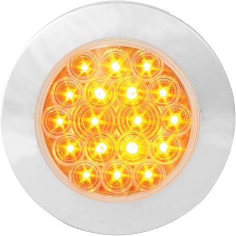 GG Grand General 75843 4 بوصات أسطول أحمر/شفاف 18 حامل سطحي LED مع إطار، 3 أسلاك in Saudi Arabia