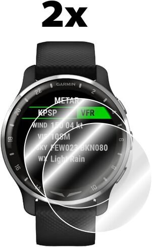 IPG for Garmin D2 Mach 1 Pro Smart Watch Hydrogel Screen Protector (2 Units) Invisible HD Clear Film Anti Scratch Guard-Smooth/Self-Healing/Bubble for 1 Pro in Kuwait