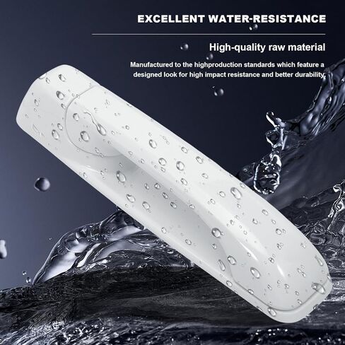 مجموعة مقابض الباب الخارجية 4 قطع تناسب 2009-2020 Ram 1500 2500 3500 4500 5500، مقبض الباب الأمامي الخلفي الأيسر الأيمن الأبيض الساطع 1GH21GW7AF 1GH18GW7AD in Kuwait