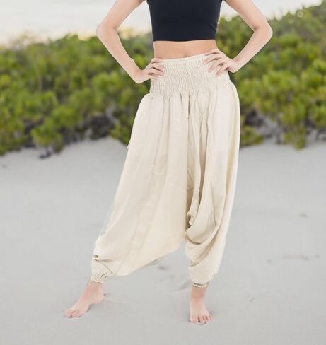B BANGKOK PANTS Women's Harem Pants Jumpsuit Hippie Clothes in Kuwait