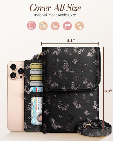 Bistup Small Crossbody Bags for Women Cross Body Purse Handbag Leather Cute Medium Cell Phone Bag Wallet Pouch in Saudi Arabia