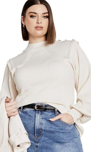 City Chic Women's Citychic Plus Size Jumper Isabella in Saudi Arabia