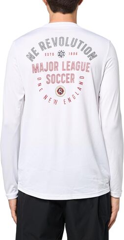 adidas Men's New England Revolution Long Sleeve Pre-Game T-Shirt in Saudi Arabia