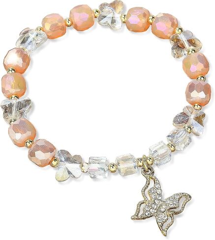 Butterfly Crystal Stretch Bracelet for Women,Birthday Gift for Mothers,Mother's Day gift in Saudi Arabia