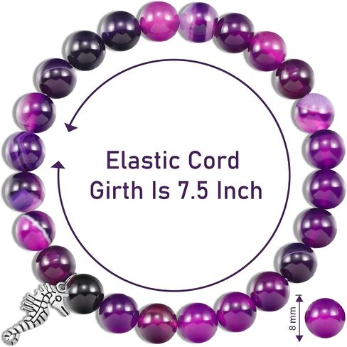 Ocean Animals Bracelets 8mm Natural Stone Jewelry Cute Bracelet Gifts for Women Sea Animals Bracelet Ocean Lover Jewelry Gifts in Saudi Arabia