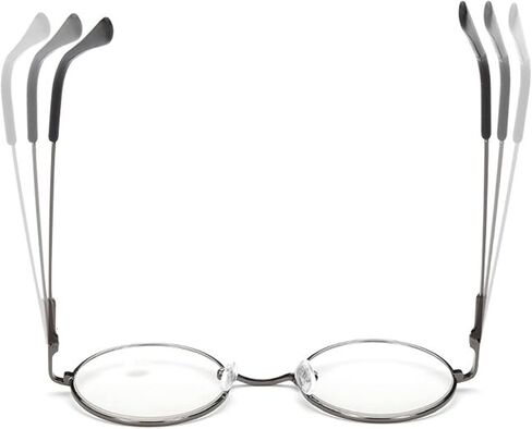 Unisex Reading Glasses Men Women Retro Vintage Metal Frame Clear Lens+ Glasses Strap in Saudi Arabia
