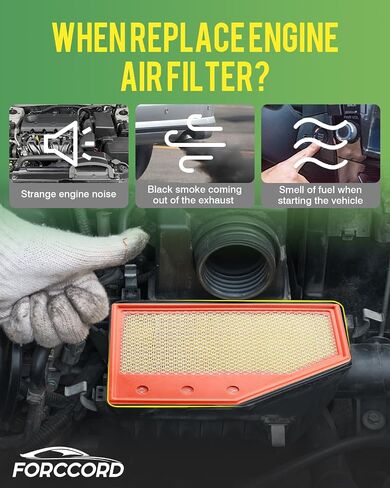2-Pack Engine Air Filter Fits for 2023-19 Cadillac XT4, 2022-16 Chevrolet Malibu, 2023-21 Buick Envision, 2020-18 Regal Sportback, 2020-18 Regal TourX Air Filter Replacement Car Accessories in Saudi Arabia