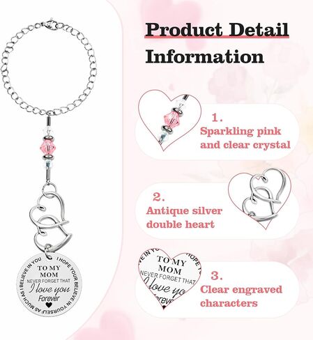 Daughter Gifts, Daughter Birthday Gifts, Gifts for Daughter, Daughter Gifts from Mom Dad, Car Hanging Accessories Interior Decors - to Daughter in Saudi Arabia