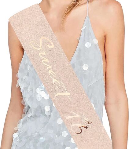 16th Birthday Decorations for Girls 16th Rose Gold Birthday Headband Great Gift for Trendy 16 Years Old Girls Princess Tiara Hair Accessories for Girls Happy Birthday Party Favors in Kuwait