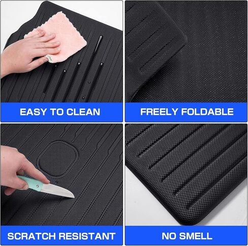 سجادات أرضية Naibeve لسيارة Honda Passport 2019-2023 2024 - جميع الأحوال الجوية لسيارة Honda Passport سجادة أرضية XPE بطانات سجادة البضائع الأمامية والخلفية والملحقات الداخلية المقاومة للماء in Kuwait