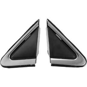 X AUTOHAUX 1 Pair Front Left and Right Mirror Corner Triangle Fender Cover Rearview Triangle Trim Panel for Nissan Sentra 1.6L CVT SEDAN No.96319-3SG0A/96318-3SG0A