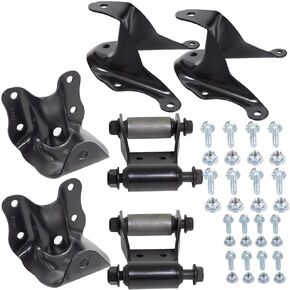 Rear Leaf Spring Rearward Shackle Hanger and Forward Hanger Bracket kit For 1986-1997 Ford Ranger 722-010 722-011 722-001
