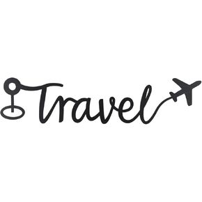 OYEFLY Travel Wall Decor,Metal Travel Decor, Travel Theme Classroom Living Room Bedroom Decor (Metal heart)