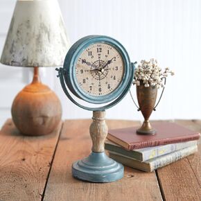 Colonial Tin Works Maritime Compass Clock, 13.5-inch Height, Home, Home Décor