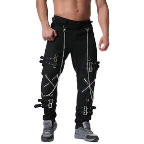 Men's Techwear Hiphop Streetwear Rock Punk Gothic Pants Sport Riding Casual Harem Track Cargo Pants