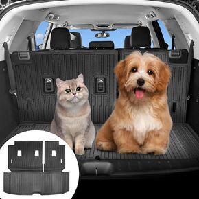 Compatible for Nissan Pathfinder 8 passanger Floor Mat Backrest Mat Trunk Liner 2024 2023 2022, All Weather Waterproof Accessories for Pathfinder