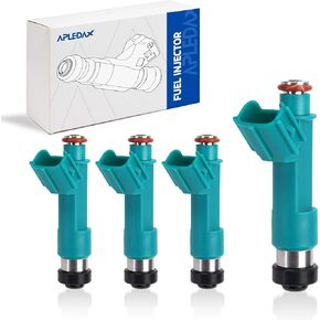 Fuel Injectors for/Toyota/Camry 2004-2009, Highlander 2006-2007, RAV4 Solara, Corolla/Matrix, Scion tC 2005-2010, Scion xB 2008-2010, 2.4L L4, Set of 4, 23250-0H060