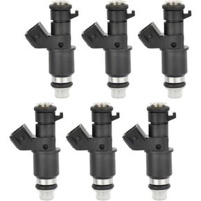 Fuel Injectors Compatible with Honda 2003-2007 Accord & 2005-2017 Odyssey & 2005-2011 Pilot & 2006-2014 Ridgeline, Acura 2003-2006 MDX & 2004-2008 TL, Saturn V6 3.0L 3.2L 3.5L Replace# FJ485