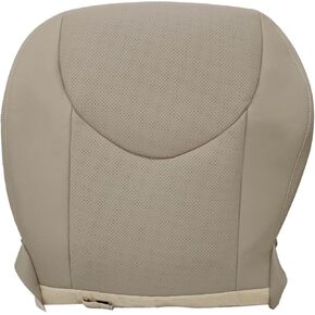 NLQR Front Driver Side Bottom Replacement Seat Cover Tan Microfiber Leather Compatible with Toyota RAV4 2006 2007 2008 2009 2010 2011 2012