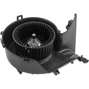 PM9357 HVAC Blower Motor Fan Assembly with Fan Cage for Saab 9-3 2003-2011 9-3X 2010-2011 Turbocharged with Automatic Temperature Control, 13221349 13250115