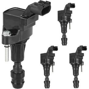 Ignition Coil Pack for Buick Chevy GMC Saturn Lacrosse Regal Verano Cobalt Equinox Malibu Terrain Ion Sky 2.4L 2L 06 07 08 09 10 11 12 13 14 15 16 17 ‎UF491 C1552 5C1609-4 Set