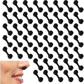 50 Pcs Nose Plug Filter Disposable Nose Dust Filters Softness Sponge Nose Filter Nostril Plugs for Dust for Women Men Sunless Spray Tanning Outdoor Construction Areas Protection