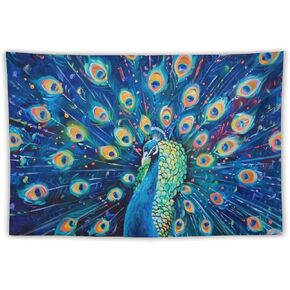 PailailaiNest Wall Art Tapestry Magnificent Animals Bird Aesthetic Peacock Aesthetics Tapestry Wall Hanging for Bedroom Home Wall Decor Living Room Backdrop 40"x60"