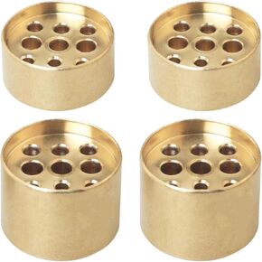4PCS Nine Holes Incense Holder Gold Home Indoor Incense Burner Sedum Line Incense Socket Vintage Decorative Incense Stick Burner for Spa Room Yoga Studio Incense Ornament