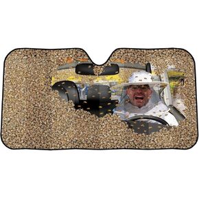 Mcphee Archie Accoutrements Auto Sunshade, Car Full of Squirrels,One Size