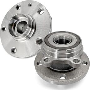 513253 Front Wheel Bearing Hub Assembly Compatible with Audi A3 Q3 TT, for Volkswagen Beetle Jetta CC EOS Golf GTI City Passat CC R32 Rabbit, for Tiguan 09-17 / Limited 2018, 2Pcs