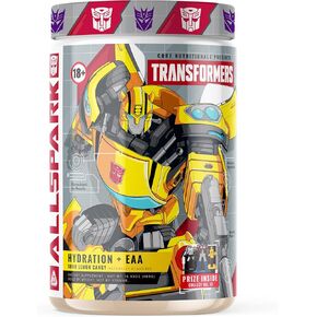 Core Nutritionals | Transformers Allspark Hydration BCAA/EAA Nutritional Supplement Formula (Free Prize Inside - Megatron) - for Adults Ages 18+ (30 Servings, Blood Orange Passion Fruit)