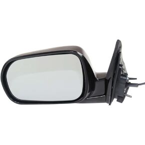 For Honda Accord Door Mirror 1999 2000 2001 2002 Driver Side | Power | Non-Heated | Black | Sedan | Replacement For HO1320125 | 76250-S4K-A41ZB